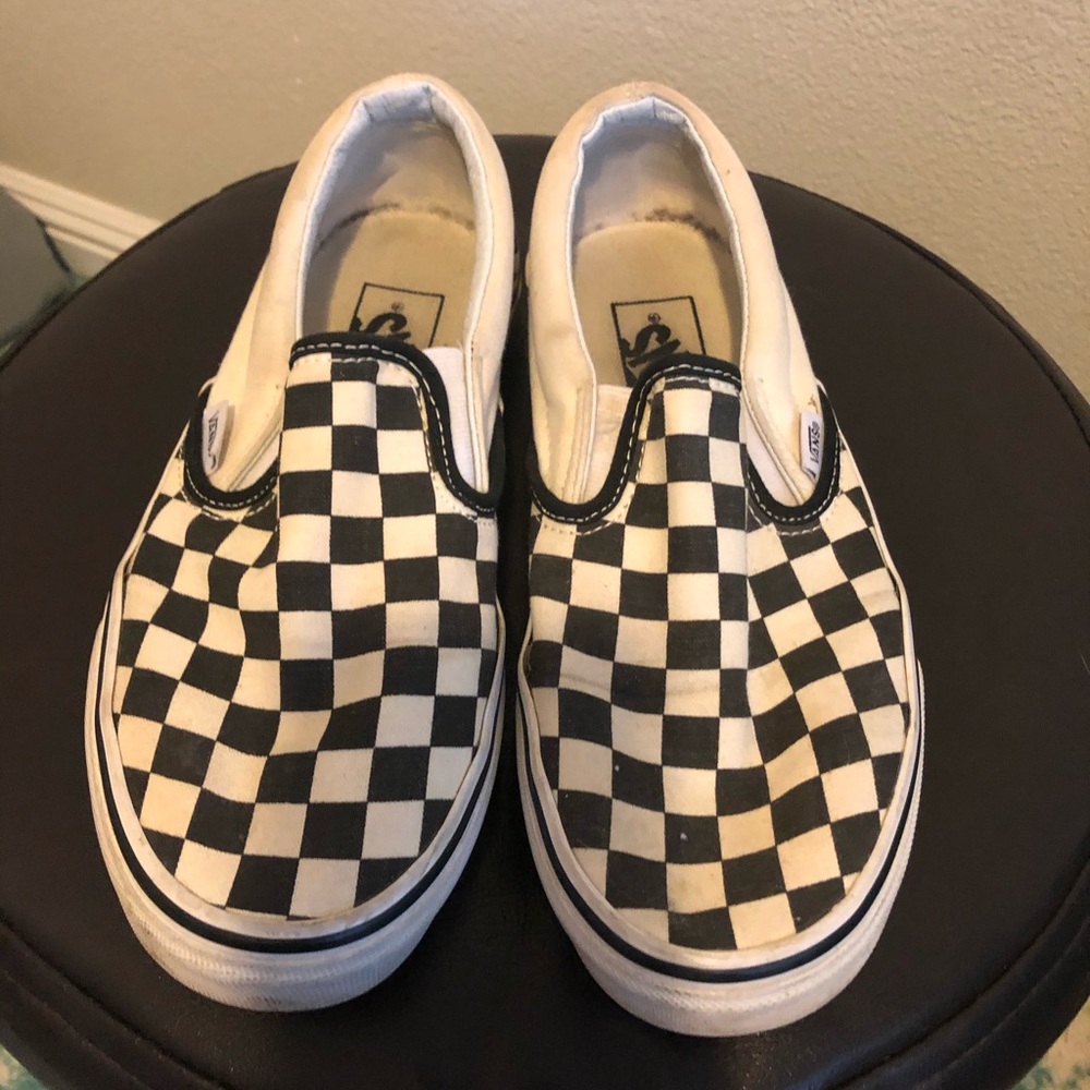 Checker Van slip on